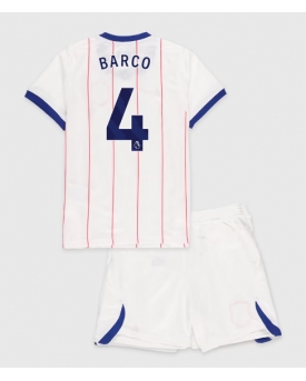 Billige Fotballdrakt Chelsea Valentin Barco #4 Replika Tredjedraktsett Barn 2026-27 Kortermet (med bukser)